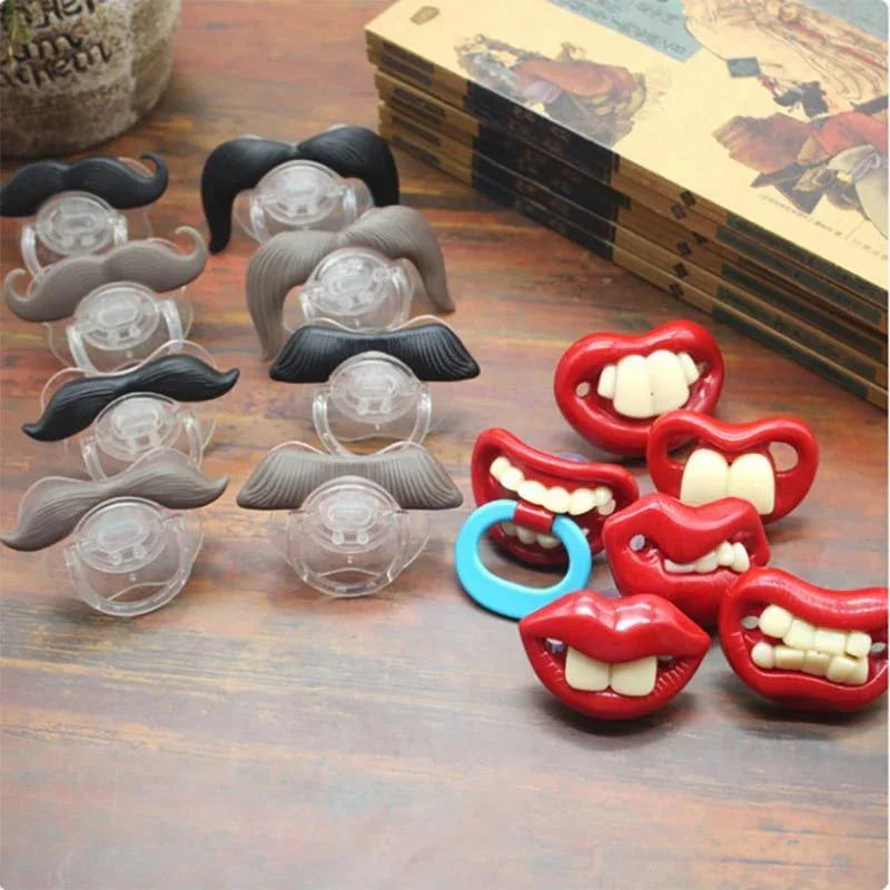 Baby Pacifier Soother Silicone Funny Nipple Dummy Baby Joke Prank For Toddler Nipples Teether Pacifier - BIG FRENCHIES