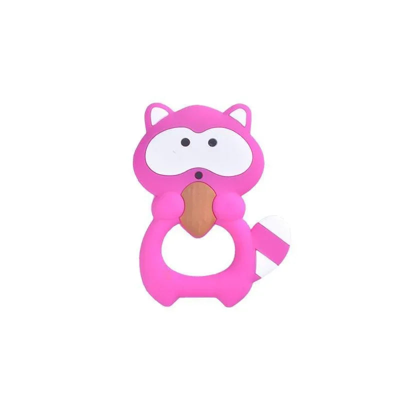 Food Grade Silicone Teethers Animal Fox Koala Teether Baby Silicone Chew Charms Kids Teething Gift Toddler Toys - BIG FRENCHIES