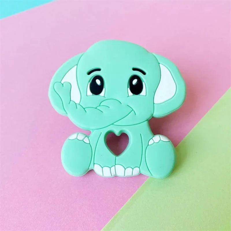 Silicone Elephant Animal Newborn Teethers Toy Cartoon Children Perfect Gift For Baby Boys or Girls - BIG FRENCHIES