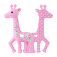 2pcs Cartoon Baby Teether Animal Silicone Teether Raccoon Elephant Koala Giraffe Baby Teething Toys Accessories Perfect Toy For Kids - BIG FRENCHIES