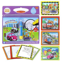 Reusable Magic Water Drawing Book With Pen Coloring Painting Book Drawing Board Juguetes Education Learning Toys for Children - BIG FRENCHIES