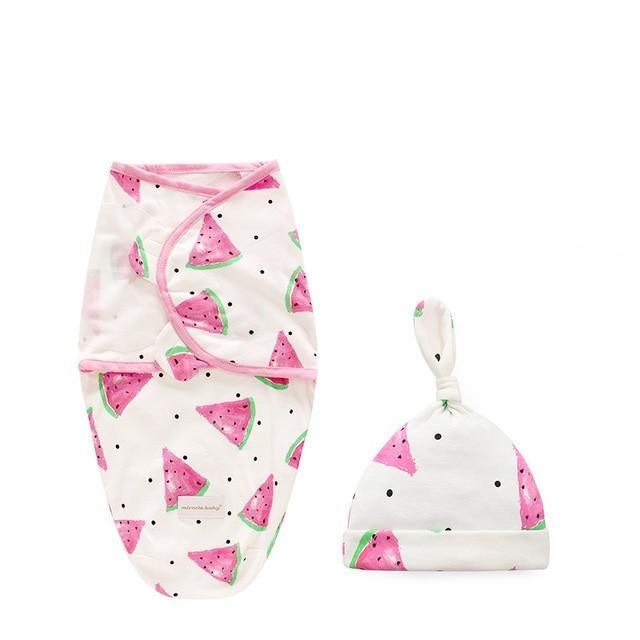 Newborn Wrapping Swaddle Baby Envelop Wrap Blanket Baby Hat Sleeping Bag Set Sleep Bag - BIG FRENCHIES