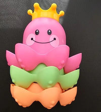 Kids Ocean Life Octopus Stacking Cups Bath Toy Children Play Educational Cute Cartoon Bathroom Toys - BIG FRENCHIES