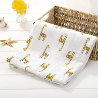 Muslin Cotton Diaper Baby Blankets Newborn Swaddle Blanket Infant Multi Purpose Bath Towel - BIG FRENCHIES