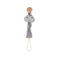 Modern Handmade Pacifier Chain Baby Teething Chains Crochet Rabbit Panda Beads Wooden Clips Wood Tiny Rod For Kids - BIG FRENCHIES