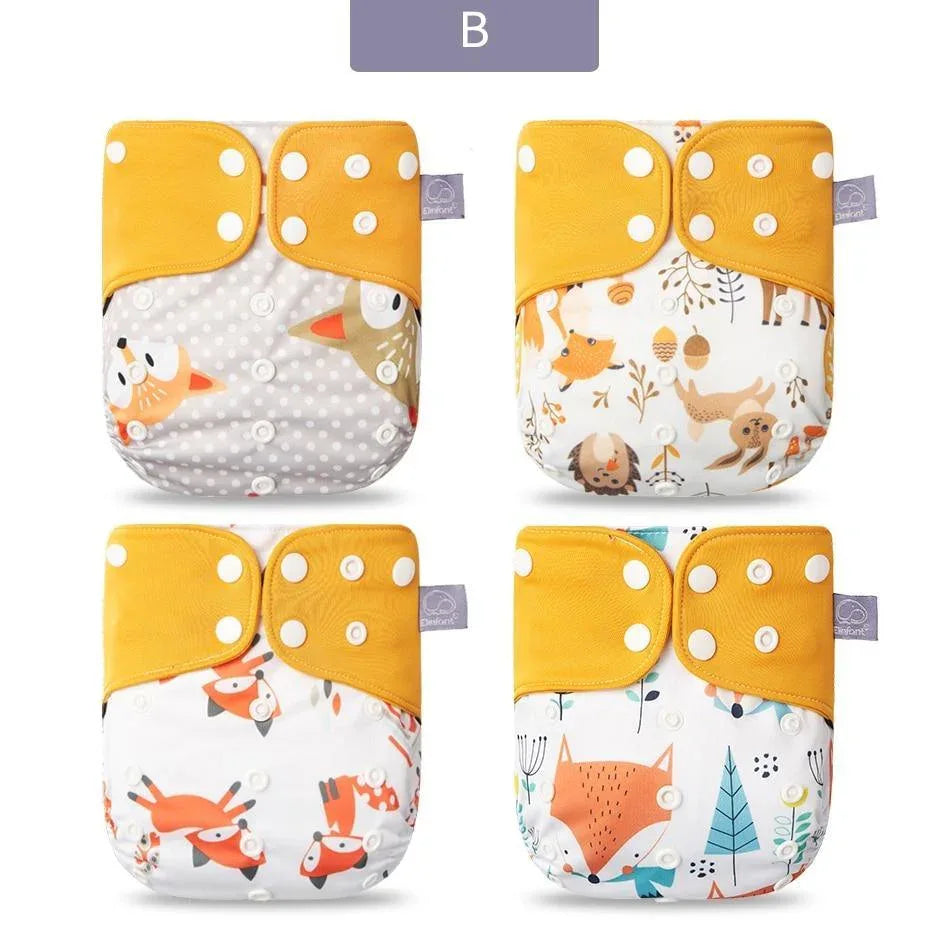 Eco-friendly Diaper Adjustable Reusable Coffee Fiber Diaper Pocket Fit Baby Nappies Pants Waterproof Nappies for Baby and Kids In Modern Design - BIG FRENCHIES