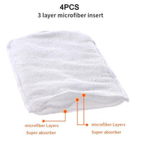 4PCS Set Diaper Cover Washable Diaper Eco-friendly Ecological Adjustable Baby Nappy Reusable Cloth Diapers In Printed Design For Baby and Kids - BIG FRENCHIES