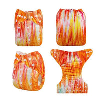ModernLuxury Printed Baby Cloth Diaper Reusable Cloth Nappy Snap Adjustable Pocket Diaper Nappies For Baby Kids - BIG FRENCHIES