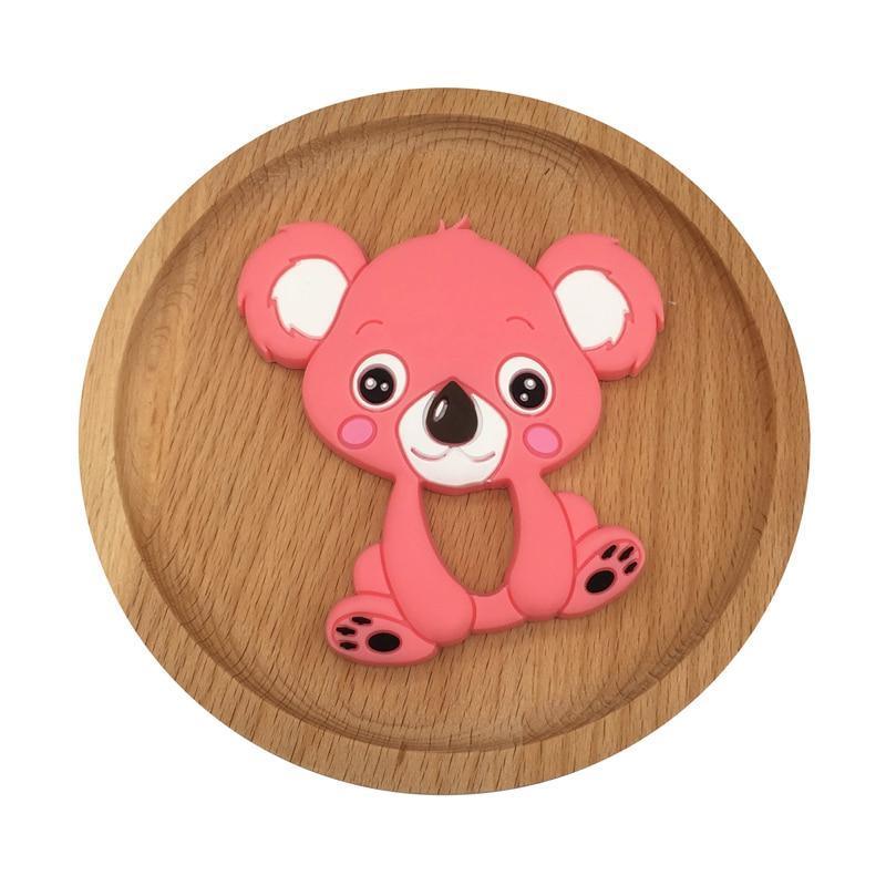 1pc Unique Baby Koala Silicone Teether Teething Chew Toy Nursing Tool Pendant Food Grade Silicone - BIG FRENCHIES