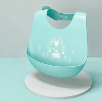 Adjustable Oil-proof Food Grade Silicone Drool bib Soft And Comfortable Saliva Towel Lunch Baby Bib For Babies and Kids - BIG FRENCHIES