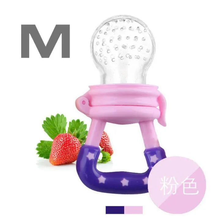 Silicone Baby Pacifier Feeder Cartoon Animal Infant Nipple Holder Newborn Fruit pacifier Tetine Silicona Nipple Bit - BIG FRENCHIES