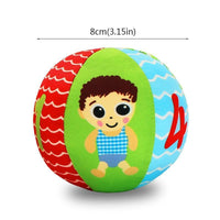 Animal Ball Soft Plush Baby Mobile Toys With Sound Baby Rattle Body Building Ball Newborn Educational Toys For Kids - BIG FRENCHIES