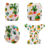 ModernLuxury Printed Baby Cloth Diaper Reusable Cloth Nappy Snap Adjustable Pocket Diaper Nappies For Baby Kids - BIG FRENCHIES