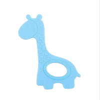 New Cute Giraffe Appease Teether Toy Teething Chew Toddler Silicone Natural Organic Food Perfect For Baby Boys and Girls - BIG FRENCHIES