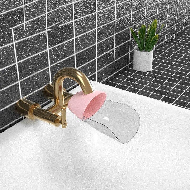 Silicone Baby Bath Toys Kids Faucet Extender children Hand Washing extender Bathroom Sink Rubber Water Reach Faucet Sink - BIG FRENCHIES