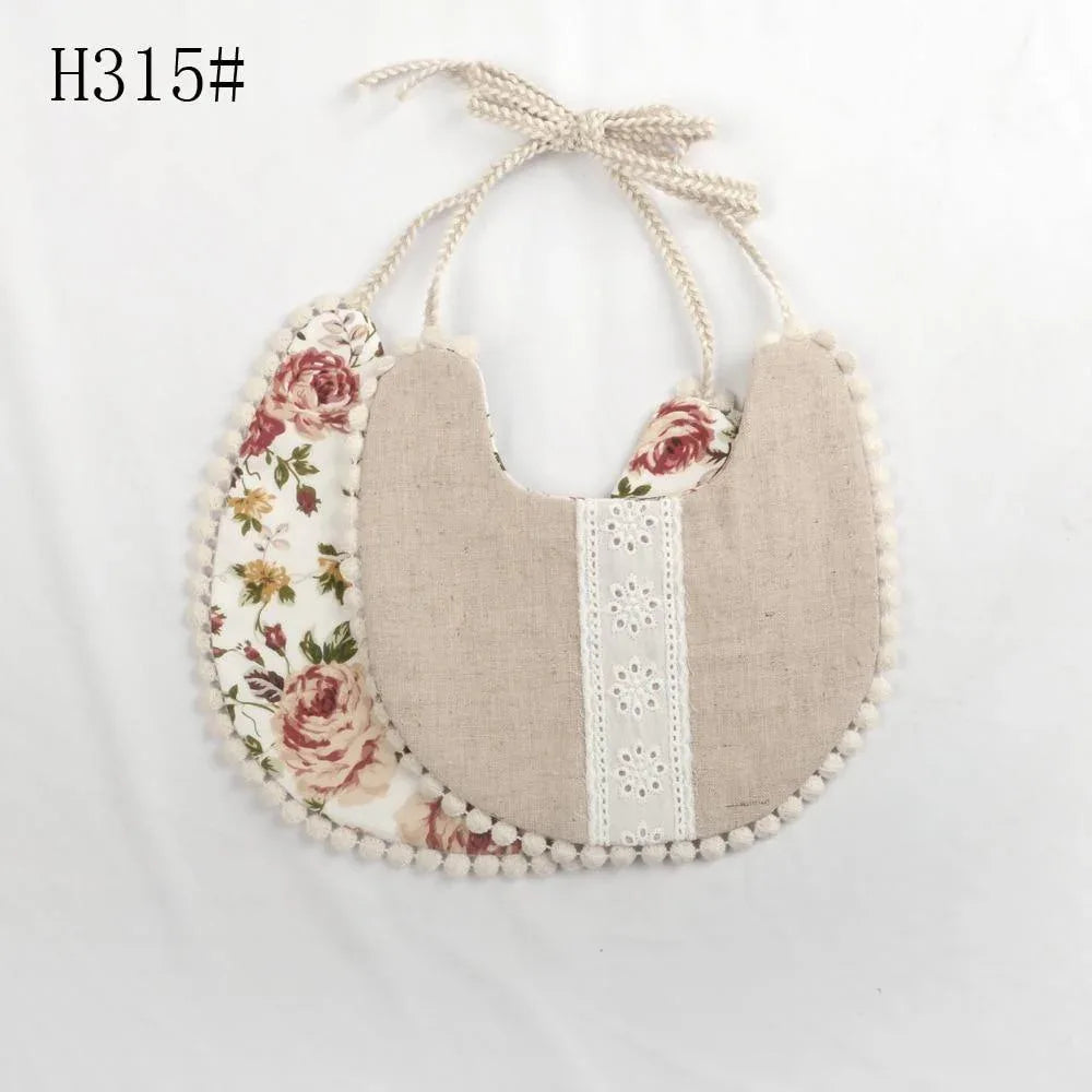 Newborn Baby Boys Girls Cute Saliva Towel Feed e Cotton Bibs Dribble Scarf For Baby Kids - BIG FRENCHIES
