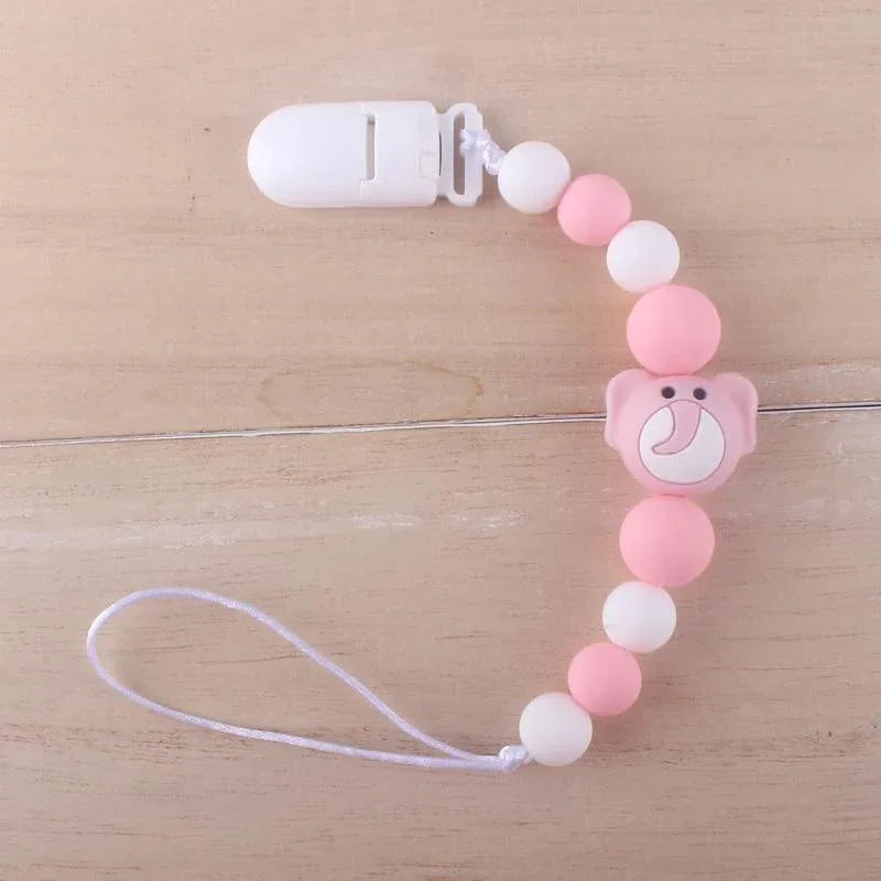 Handmade Animal Pendant Pacifier Clips Chain Nipple Holder for Infant Baby Pacifier - BIG FRENCHIES