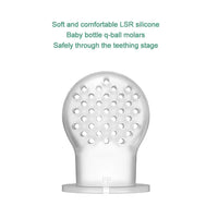 Modern Rotary Seal Non Slip Home Safe Baby Fruit Feeder Pacifier Fresh Food Bite Bag Soft Silicone Teething Toy For baby and Kids - BIG FRENCHIES