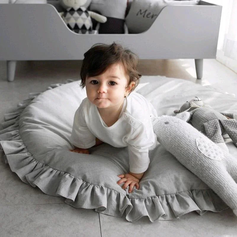 Baby Toys Mat Kids Rug Baby Play Mat Newborn Padded Children' Mat Soft Cotton Crawling Mats Round Carpet Room Decor For Baby - BIG FRENCHIES
