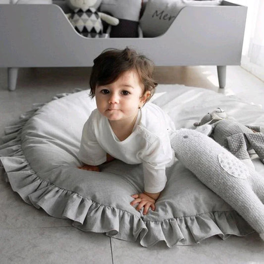 Baby Toys Mat Kids Rug Baby Play Mat Newborn Padded Children' Mat Soft Cotton Crawling Mats Round Carpet Room Decor For Baby - BIG FRENCHIES