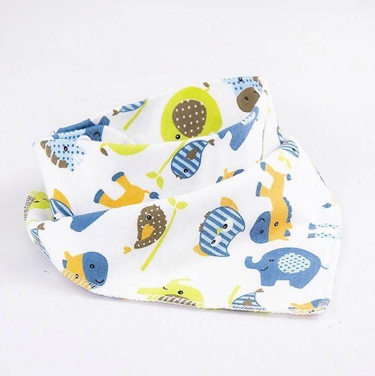 Baby Bibs Waterproof Triangle Cotton Cartoon Child Bibs Dribble Bibs Newborn Slabber Absorbent Cloth For Kids - BIG FRENCHIES
