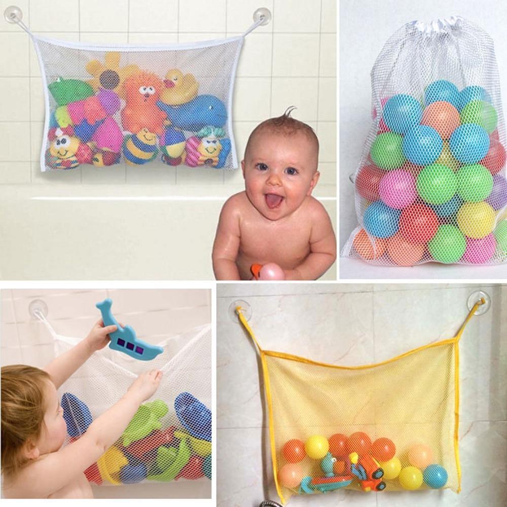 Baby Bathroom Mesh Bag Child Bath Toy Bag Net Suction Cup Baskets For Toys - BIG FRENCHIES