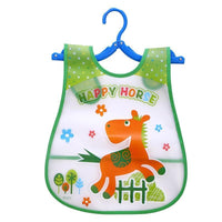 Fashion Printed Adjustable Animal Plastic Waterproof Lunch Feeding Bibs Feeding Cloth for Children In Modern Design - BIG FRENCHIES