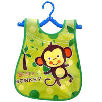 Modern Interesting Cartoon Adjustable Baby Bibs Waterproof Lunch Feeding Bibs Baby Cartoon Feeding Cloth Children Bib For Kids - BIG FRENCHIES