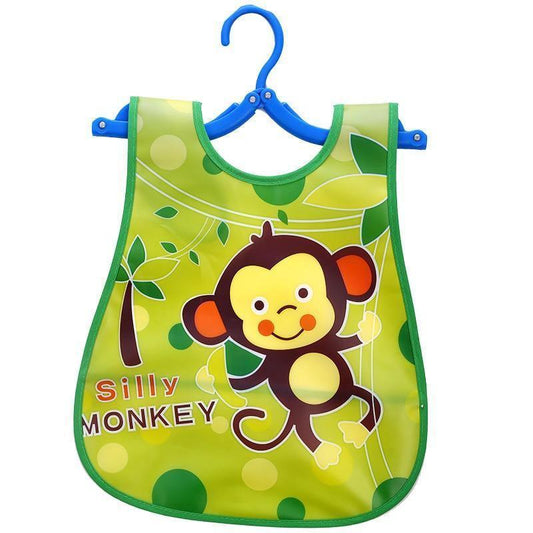 Modern Interesting Cartoon Adjustable Baby Bibs Waterproof Lunch Feeding Bibs Baby Cartoon Feeding Cloth Children Bib For Kids - BIG FRENCHIES