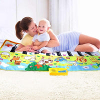 Musical Mat With Animal Voice Baby Piano Playing Carpet Music Game Instrument Toys Early Educational Toys For Kids - BIG FRENCHIES