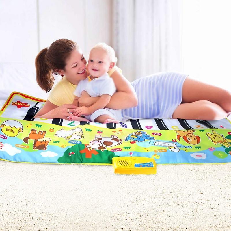 Musical Mat With Animal Voice Baby Piano Playing Carpet Music Game Instrument Toys Early Educational Toys For Kids - BIG FRENCHIES