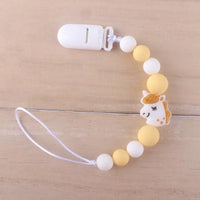 Handmade Animal Pendant Pacifier Clips Chain Nipple Holder for Infant Baby Pacifier - BIG FRENCHIES