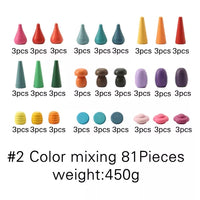 Rainbow Wooden Loose Pieces