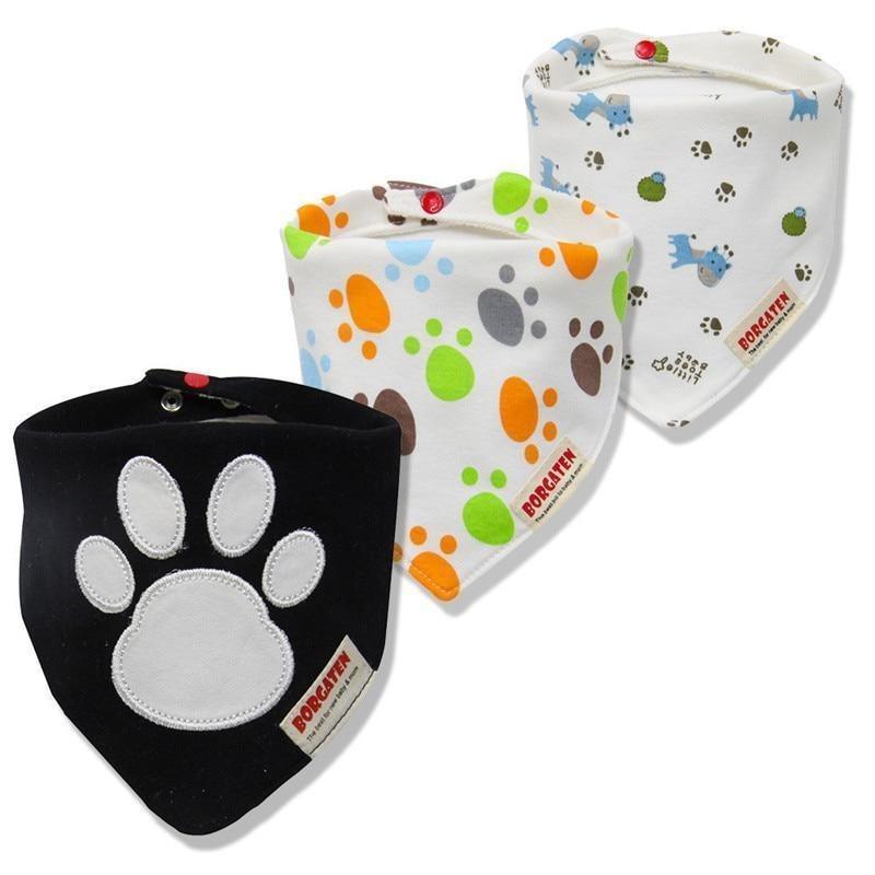 Cartoon Cotton Newborn Baby Boys and Girls Bibs Baby Towel Scarf Children Cravat Infant Kids Scarf - BIG FRENCHIES