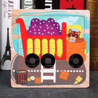 Wood Puzzles Children Adults Vehicle Puzzles Wooden Toys Learning Education Environmental Assemble Toy Educational Games For Baby and Kids - BIG FRENCHIES