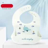 Silicon Breastplate Baby Bib Waterproof Solid Infant Bandana Bibs Newborn Feeding Burp Cloth Bib For Kids - BIG FRENCHIES