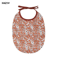 Floral Vintage Newborn Double Side Bibs Boys Girls Waterproof Linen Cotton Saliva Towel - BIG FRENCHIES