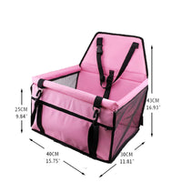 Dog Safety Mesh Travel Carrier Basket - BIG FRENCHIES