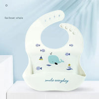 Food Grade Silicone Baby Bibs Waterproof Bib for Newborn Boy Girl Feeding Towel Burp Cloth For Kids - BIG FRENCHIES