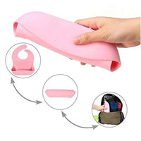 Silicon Breastplate Baby Bib Waterproof Solid Infant Bandana Bibs Newborn Feeding Burp Cloth Bib For Kids - BIG FRENCHIES