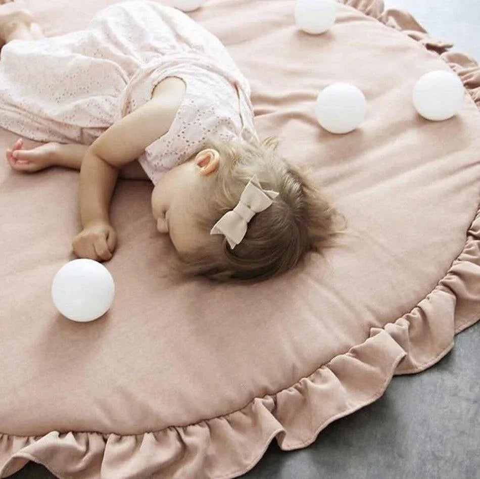 Baby Toys Mat Kids Rug Baby Play Mat Newborn Padded Children' Mat Soft Cotton Crawling Mats Round Carpet Room Decor For Baby - BIG FRENCHIES