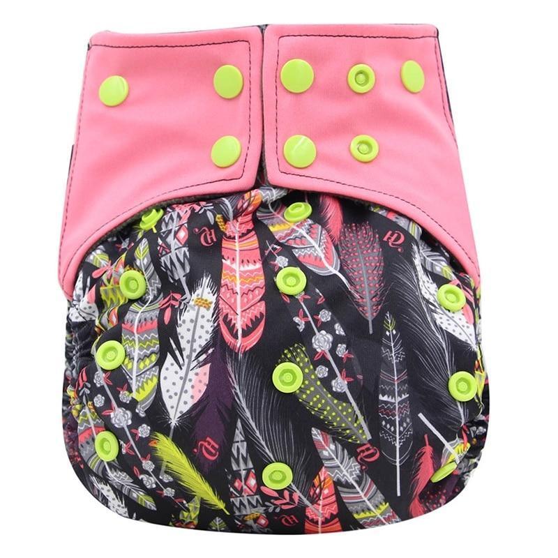 All-In-One Cloth Diaper for Baby Bamboo Charcoal Eco-friendly Baby Cloth Diaper - BIG FRENCHIES