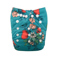 Baby One Size Fits All Reusable Baby Cloth Diaper with Microfiber Insert Diaper For Baby Boys and Baby Girls In Modern New Printed Design - BIG FRENCHIES