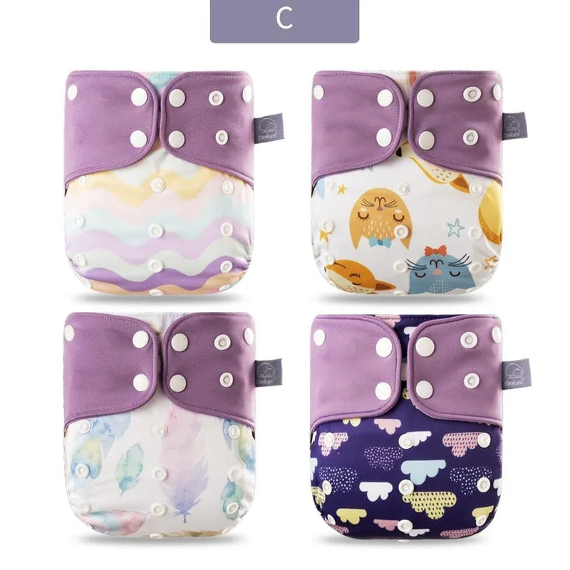 Eco-friendly Diaper Adjustable Reusable Coffee Fiber Diaper Pocket Fit Baby Nappies Pants Waterproof Nappies for Baby and Kids In Modern Design - BIG FRENCHIES