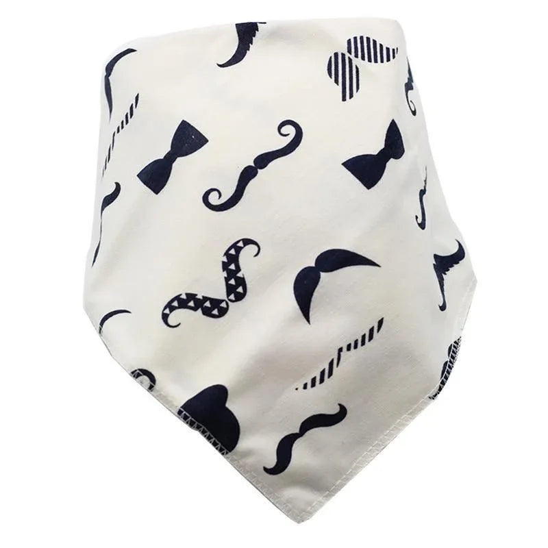 Baby Bibs Waterproof Triangle Cotton Cartoon Child Bibs Dribble Bibs Newborn Slabber Absorbent Cloth For Kids - BIG FRENCHIES