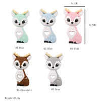 New Sets Baby Silicone Teether Rodent Silicone Animal Fox Teeth Chew Children Goods - BIG FRENCHIES