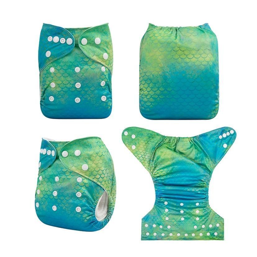 Most Popular Digital Position Baby Cloth Diaper with Microfiber Insert In Modern Printed Design For Baby Boys and Baby Girls KIds - BIG FRENCHIES