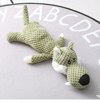 Plush Cartoon Dog Toy – Squeaky Chew Toy for Small Dogs, Teeth Grinding & Fun Playtime - BIG FRENCHIES