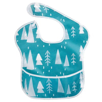 Waterproof Baby Bibs Polyester TPU Feeding Bibs Washable Baby Bibs with Food Catcher For Kids - BIG FRENCHIES