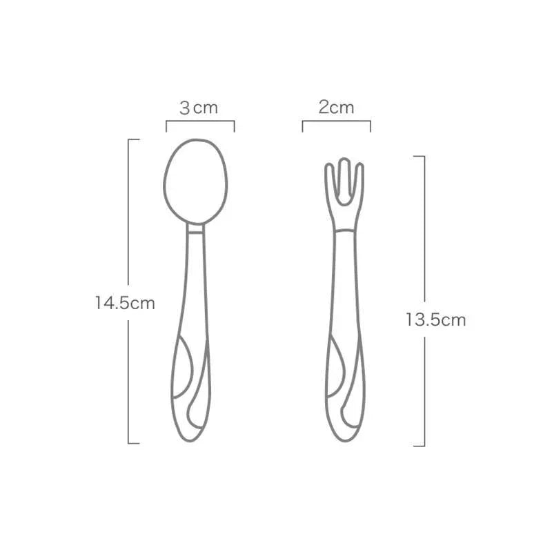 Unique Spoon For Baby Set Food Silicone Gel Spoon Baby Learn To Eat Training Bendable Soft Spoon Children Tableware - BIG FRENCHIES
